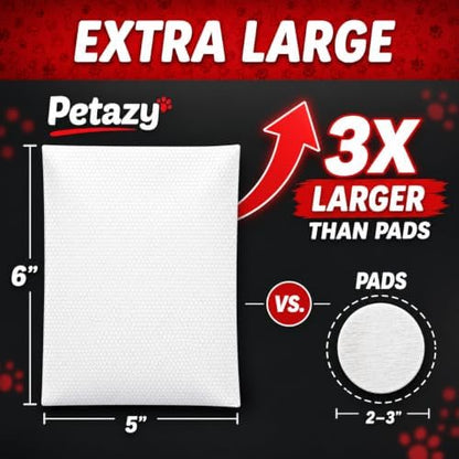 Petazy 2% Chlorhexidine Wipes for Dogs 3X Larger | Yeast Infection Ringworm Fungus Hot Spot Itch Relief | Medicated Antibacterial Antifungal Gentle Soothing Topical Wipes for Dog Cat | 50 Wipes 5x6 - Image 3