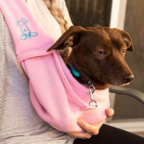 iPrimio Reversible Pet Sling Carrier for Cats and Dogs, Hands Free, Grey - Image 4