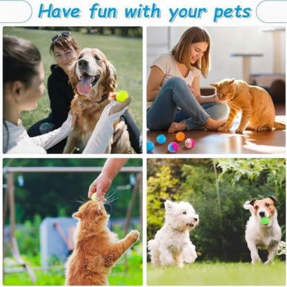 Cindeer 24 Pack 1.25 Inch Cat Bouncy Balls Interactive Cat Ball - Image 7