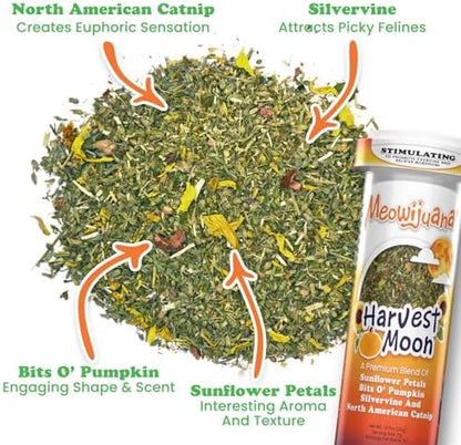 Meowijuana Fall Scarecrow Cat Toy and Blend Bundle | High-Potency - Image 2