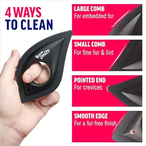 ChomChom Roller Detailer- Scraper for Pet Hair Remover and Lint - Great for CAR - Cat and Dog Hair Remover for Couch, Furniture, Carpet, Clothing and Bedding - Travel Multi-Surface Fur Removal Tool - Image 3