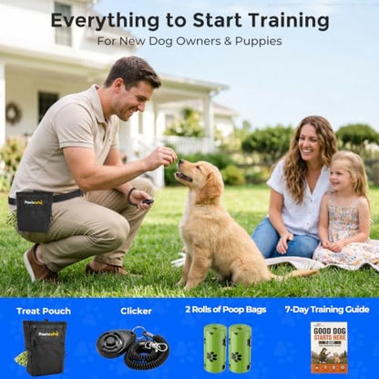 Dog Treat Pouch for Pet Training, One-Hand Magnetic Closure, Hands-Free Treat Bag with Silicone Liner, No Mess No Smell - Image 2