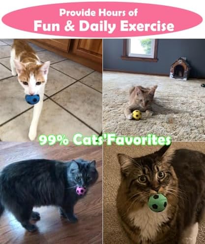 Foam Soccer Balls Cat Toys - Pack of 12 - Image 6