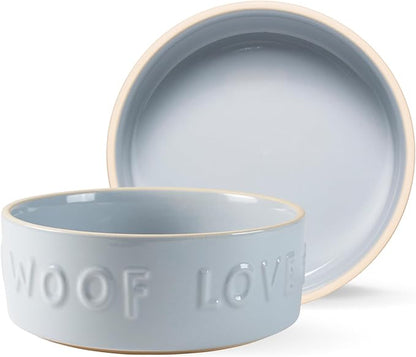 Fringe Studio Treat Words Medium Stoneware Pet Bowl, PetShop Collection (479104)