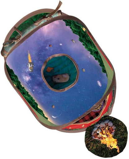 KONG PlaySpaces Glamping Tent Cat Hideaway, Collapsible House - Image 6