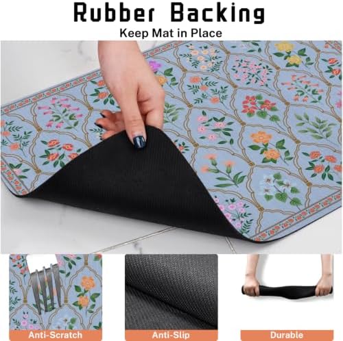 Absorbent Pet Dog Bowl Mat for Food and Water, Pet Cat Food Feeding Mat with Non Slip Rubber Backing, Dog Food Mats for Floors Waterproof, 16"x24" - Image 4