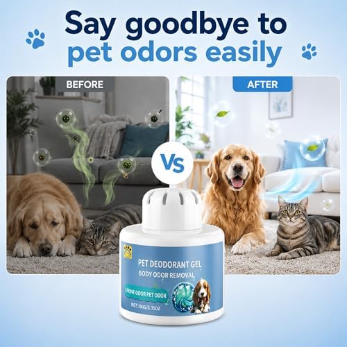 Pet Odor Eliminator for Strong Odor Gel, Pet Odor Eliminator Gel with Natural Tea Tree Oil, Air Fresheners Eco-Friendly, Safe Pet Deodorizer for Dog and Cat - Image 5