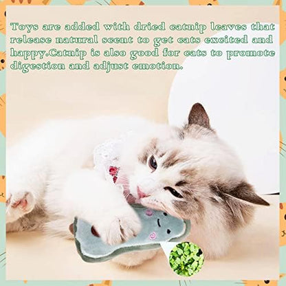 Cat Catnip Toys with Bells for Indoor Cats 6 Pack - Image 7