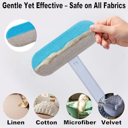 Pet Hair Remover for Furniture-17.3" Reusable Lint Brush for Dog & Cat Hair - Image 4