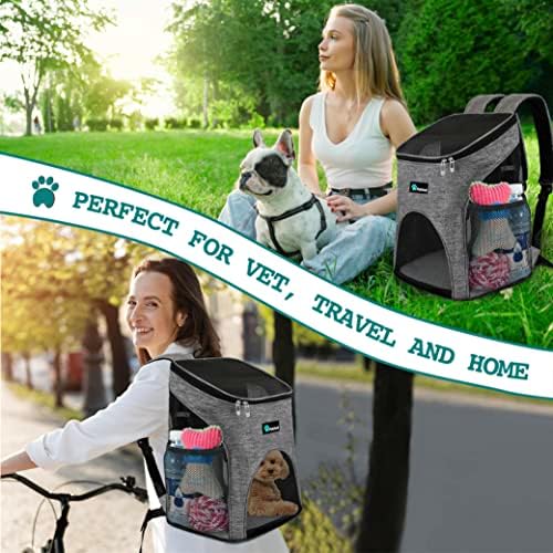 PetAmi Cat Backpack Carrier for Small Dogs and Large Cats, Airline Approved - Image 6