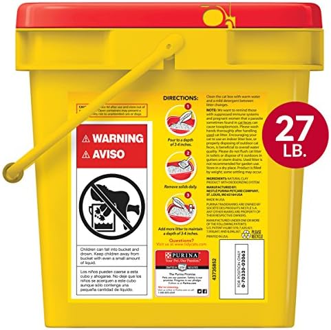 Purina Tidy Cats Clumping Cat Litter, 24/7 Performance Multi Cat Litter - 27 lb. Pail - Image 2