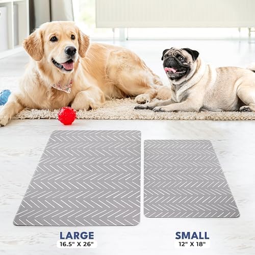 NALALAS Large Dog Mat for Food and Water, Cat Feeding Mat | Large Waterproof Dog Bowl Mat | Non-Slip Pet Food Mat for Floors | Pet Mats for Food and Water | Easy to Clean - Image 5