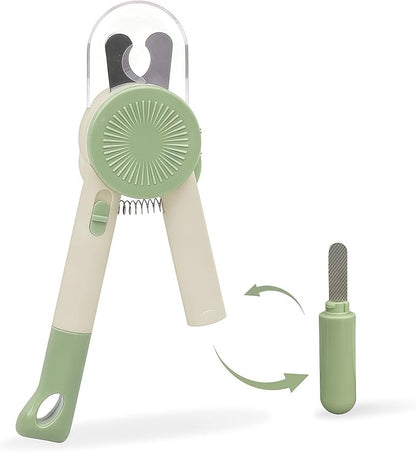 LED Light Pet Nail Clipper, Safe Quick Sensor Trimmer with Bloodline Detection, Sharp Blades for Dogs and Cats
