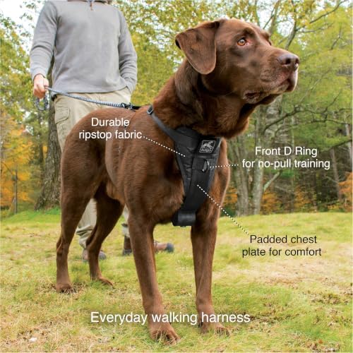 Kurgo Tru-Fit Smart Harness, Black, Large - Image 4