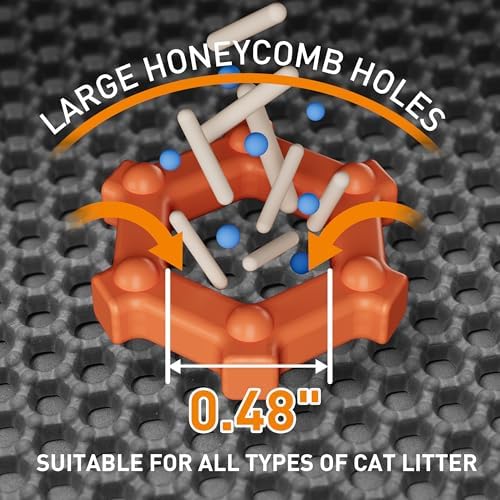 Cat Litter Mat 47"x33" Urine-Proof XL Litter Mat for Litter Box Mat - Image 6