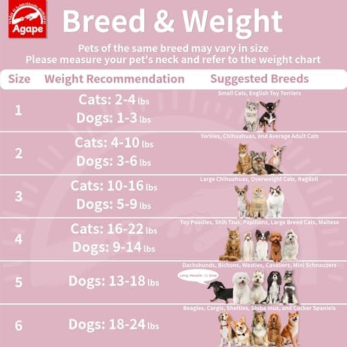 Agape Soft Dog Cone for Small Dogs & Cats, Recovery Collar to Stop Licking - Image 3