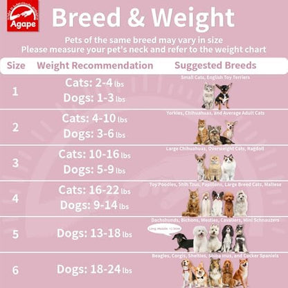 Agape Soft Dog Cone for Small Dogs & Cats, Recovery Collar to Stop Licking - Image 3
