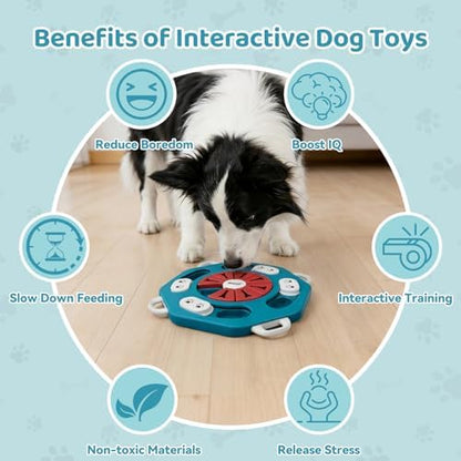 Dog Puzzle Toy for Smart Dogs, Interactive Dog Enrichment Toys,Level1(Blue) - Image 5