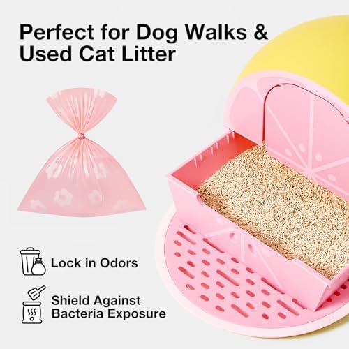 VETRESKA Dog Poop Bags Dispenser with Lavender Scented Bags, 105 Counts - Image 6
