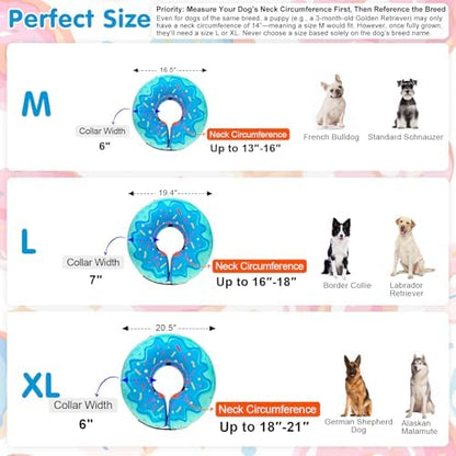 BEAUTYZOO Dog Cone Collar Alternative After Surgery,Pet Neck Donut E‑Collar - Image 6