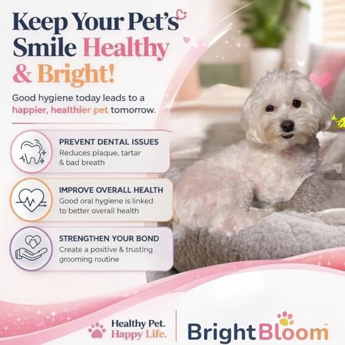 Triple Head Dog Toothbrush- 3- Sided Pet Toothbrush for Faster Cleaning, Helps Reduce Plaque & Bad Breath, Easy to Use Dog Dental Care Tool for Medium &Large Dogs. (Orange) - Image 6