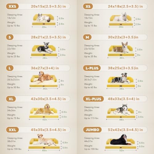 MEKIY Orthopedic Washable Dog Bed with Bolster for Medium to Large Dogs - Image 5