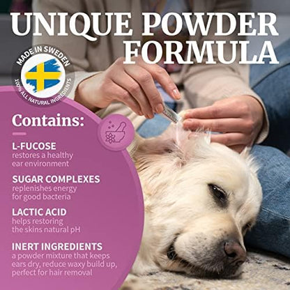 Pet Ear Powder for Dogs | No More Itching, Scratching or Bad Smell | Reduces Waxy Build Up | No Cleaning Solution Drops or Wash Needed | 26 Easy-Dose Packets - Image 6