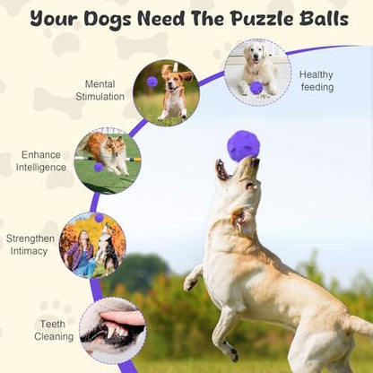 Interactive Dog Puzzle Toys for Boredom, Dog Treat Balls for Large Dogs - Image 5