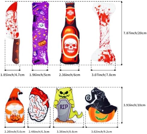Random Halloween Catnip Toys for Indoor Cats with Crinkle 4 Pack - Image 3