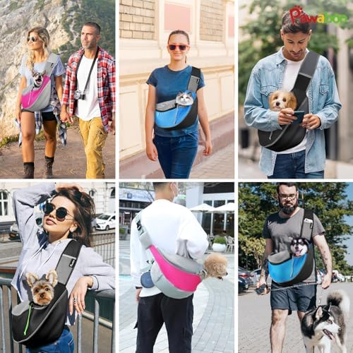 Pawaboo Pet Sling Carrier for Small Dogs Cats - Image 7