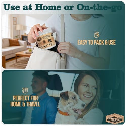 Dr. Pol Eye Wipes for Dogs, Lightly Scented, 100 Count - Image 4