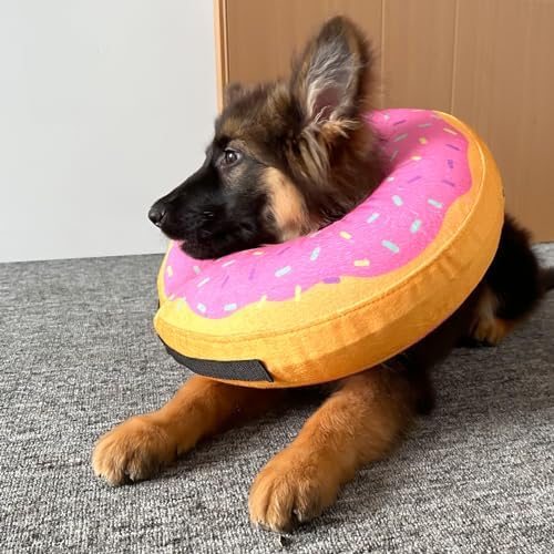 Inflatable Dog Cone Collar for After Surgery, Doggie Neck Blow up Donut Recovery ECollar, Soft Adjustable Dog Cone for Small Medium Large Dogs and Cats - Image 6