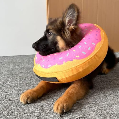 Inflatable Dog Cone Collar for After Surgery, Doggie Neck Blow up Donut Recovery ECollar, Soft Adjustable Dog Cone for Small Medium Large Dogs and Cats - Image 6