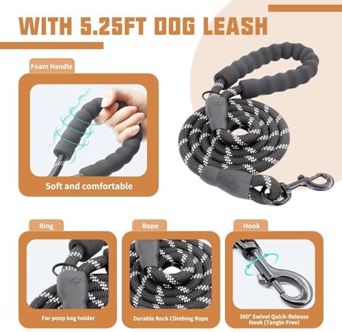 AUROTH Dog Harness for Large Dogs No Pull Tactical Harness and Leash Set - Image 4