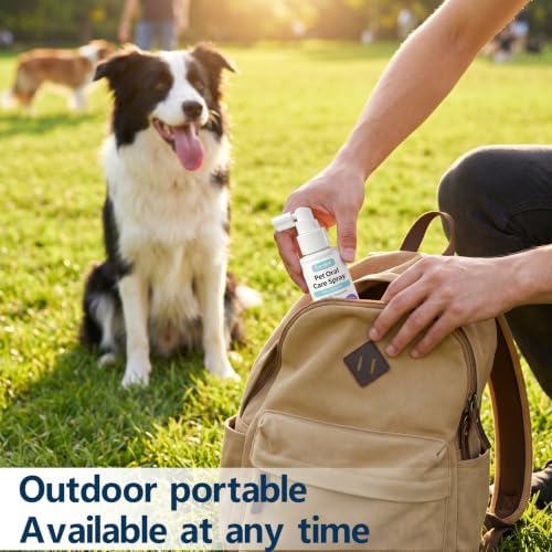 2Pack Pet Oral Care Spray, No Brush Dog Dental Spray, Natural Dog Breath Freshener for Dog Teeth Cleaning, Daily Dog Dental Care & Cat Dental Care Pet Oral Care Spray Fights Tartar & Plaque (100ml*2) - Image 7
