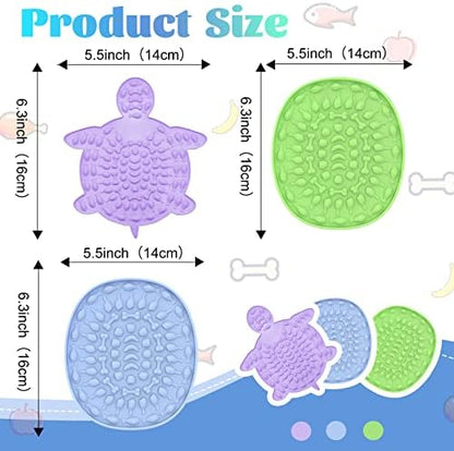 Lick Mat for Dogs & Cats, 3-Pack Slow Feeder Lick Pad with Suction Cups, Anxiety Relief, BPA Free, Dishwasher Safe - Image 6