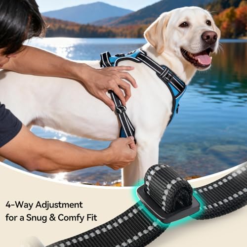 PHOEPET No Pull Dog Harnesses for Small Puppies Reflective Adjustable - Image 6