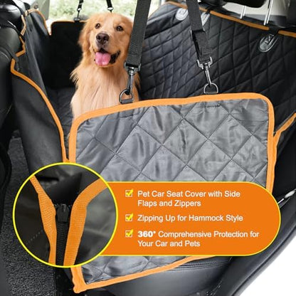 ICWEIMEI Dog Car Seat Cover, Waterproof Back Seat Covers for Dog Travel Non-Slip Pet Car Seat Protector Pet Car Seat Cover for Cars Trucks SUV - Image 2