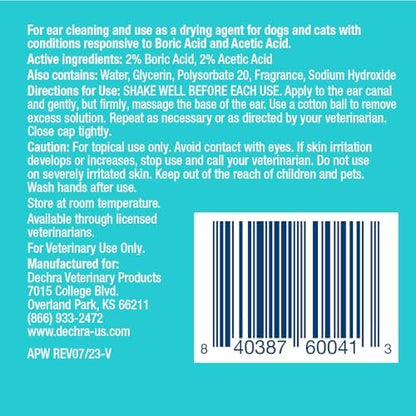 MalAcetic Otic Cleanser for Dogs and Cats, 4 oz - Image 2