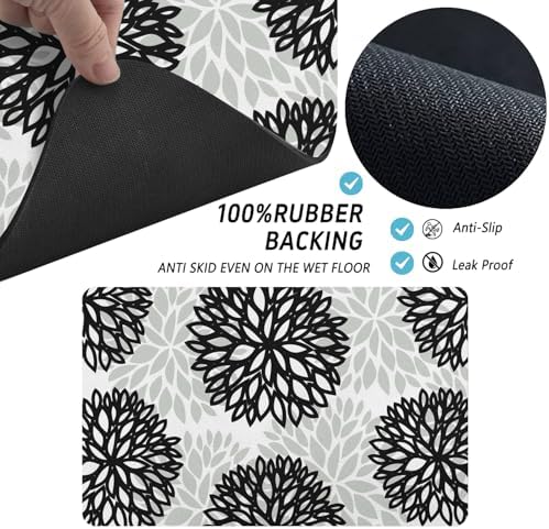 Dog Food Mat for Floors, Absorbent Pet Cat Food Bowl Mat, 17x27 in - Image 7