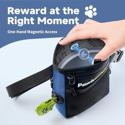 Dog Treat Pouch for Pet Training, One-Hand Magnetic Closure, Hands-Free Treat Bag with Silicone Liner, No Mess No Smell - Image 2