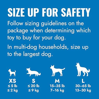 KONG Puppy, Natural Rubber Teething Chew Toy, for Medium Puppies, Blue - Image 2