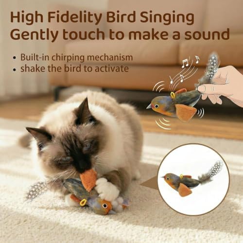 Interactive Cat Toys for Indoor Cats, Automatic Hanging Door Toys Blue - Image 3