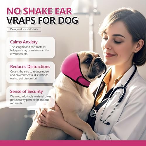 Dog Ear Protector, Blocks Water from Entering Ears for Bath, Keeps Calm During Grooming & Blow Drying - Image 3