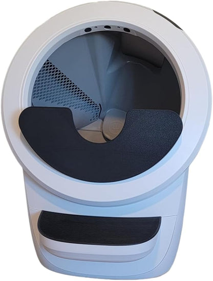 Max Shield for Litter-Robot 4 : Anti-Flicking, One-Piece Design (Black Max Shield w/Leveler)