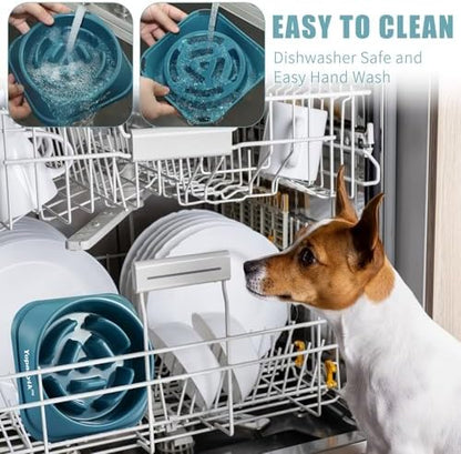 Slow Feeder Dog Bowls for Medium Dogs & Cats - Image 6