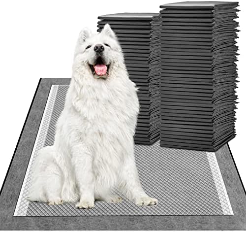 MIZOK Pee Pads for Dogs Charcoal Disposable No Leak XL Large 30x36in 40Ct by MIZOK
