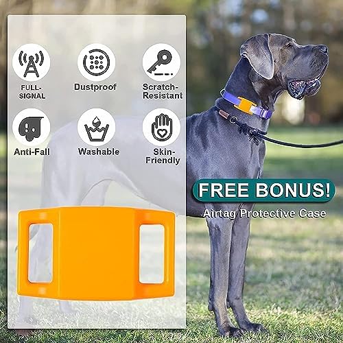 Squeaky Dog Balls, 2 Pack Indestructible Dog Toys for Aggressive Chewers Large/Medium Breed, Natural Rubber Interactive Chew Toys for Teeth Clean, Relieves Anxiety（Blue + Orange） - Image 4