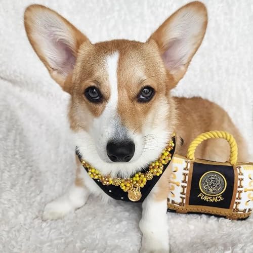 Haute Diggity Dog Fursace Handbag Plush Dog Toy, Designer Parody Chew Toys - Image 6