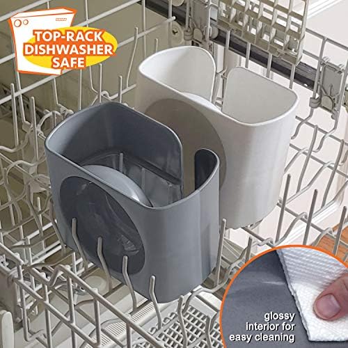 Kitty City Raised Cat Food Bowl Collection/Stress Free Pet Feeder and Waterer and Slow Feed Bowls - Image 5